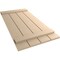 Ekena Millwork Rustic Four Board Joined Board-n-Batten Smooth Faux Wood Shutters (Per Pair), Primed Tan, 22"Wx48"H SHUBJS22X48SMPR - alternate 3